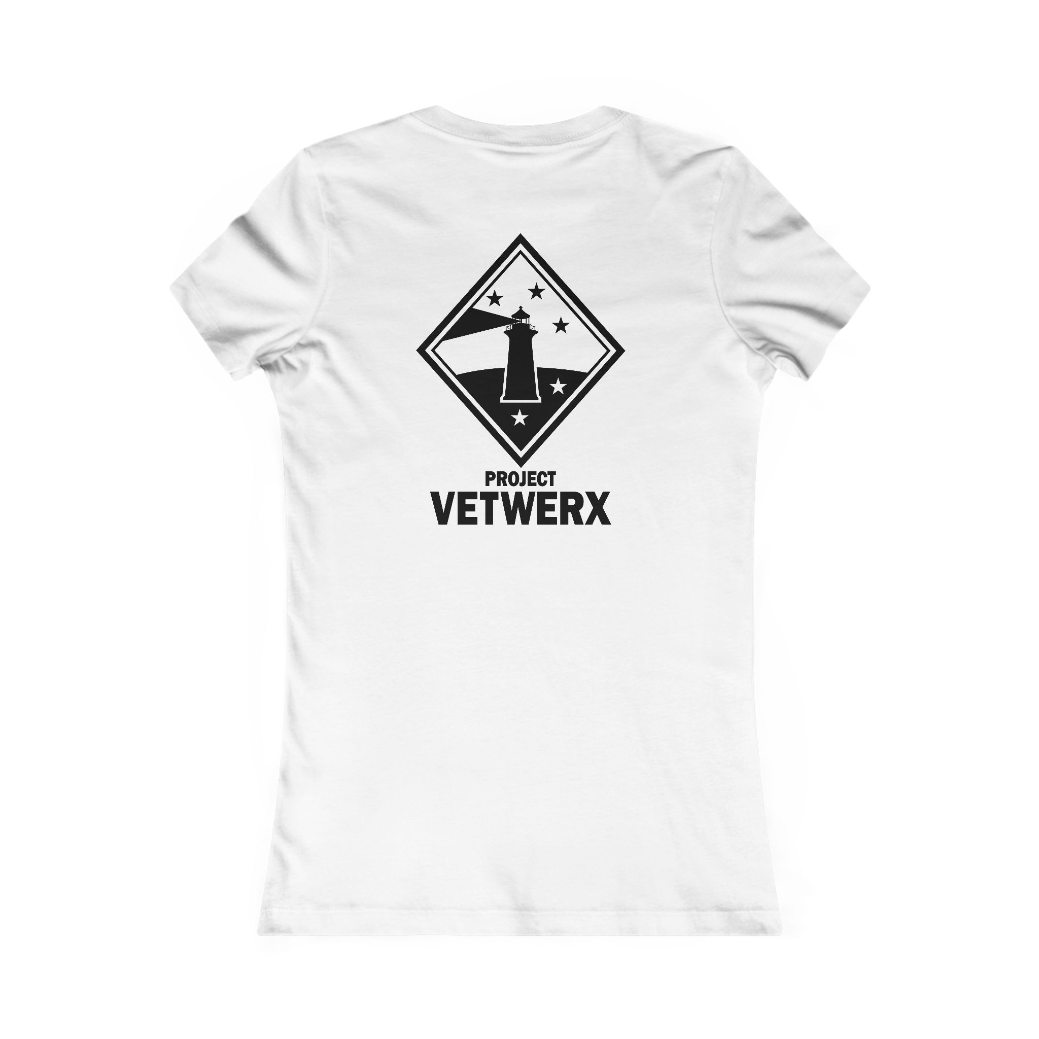 Project Vetwerx lighthouse logo T-Shirt | Vetwerx emblem tee - Image 2