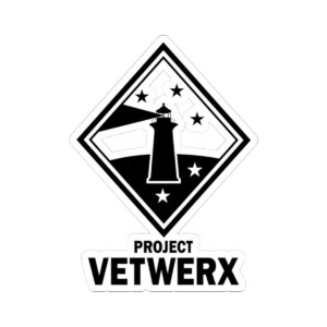 Project Vetwerx Lighthouse Sticker | Kiss-Cut Vinyl Sticker